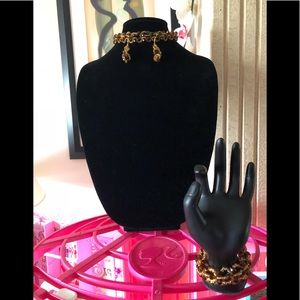 GOLDEN SEEDS-RONDELLE BEADED NECKLACE.